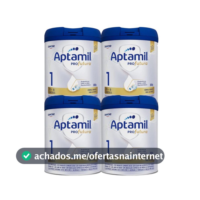 Fórmula Infantil Aptamil Profutura 1 800g - Kit 4 latas