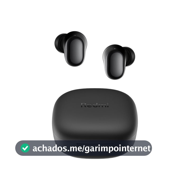 Fone Bluetooth Redmi Buds 6 Play Xiaomi, Preto (XM812PRE)