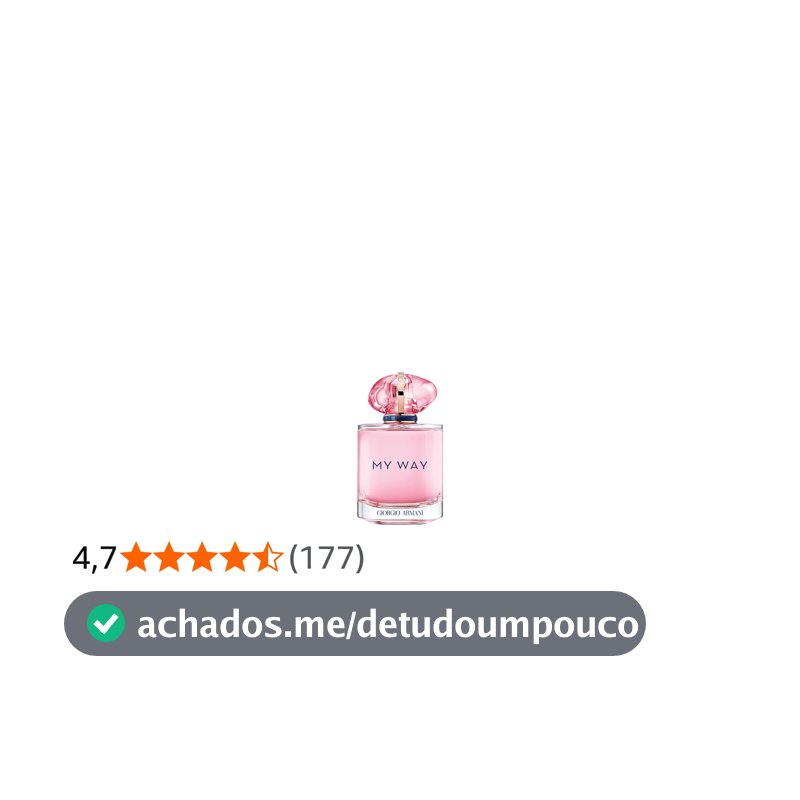 Armani Beauty, My Way Nectar Eau de Parfum, Giorgio Armani Perfume Feminino, Floral Frutado, Fragrância com Notas de Pera, Flor de Laranjeira, Baunilha e Bergamota