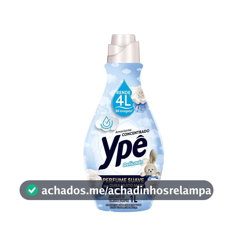 Ypê Amaciante Concentrado Delicado 1L