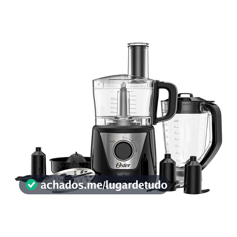 Multiprocessador de Alimentos Black 7 em 1 Oster - 127V