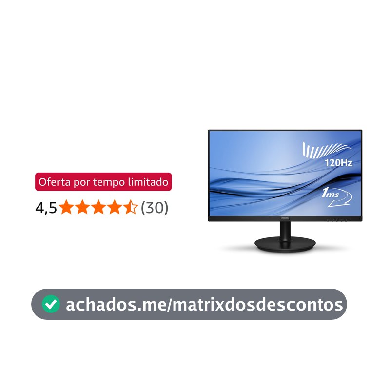 Monitor Philips 27" 120Hz 1ms Gaming Alto-falantes 271V8LAB3