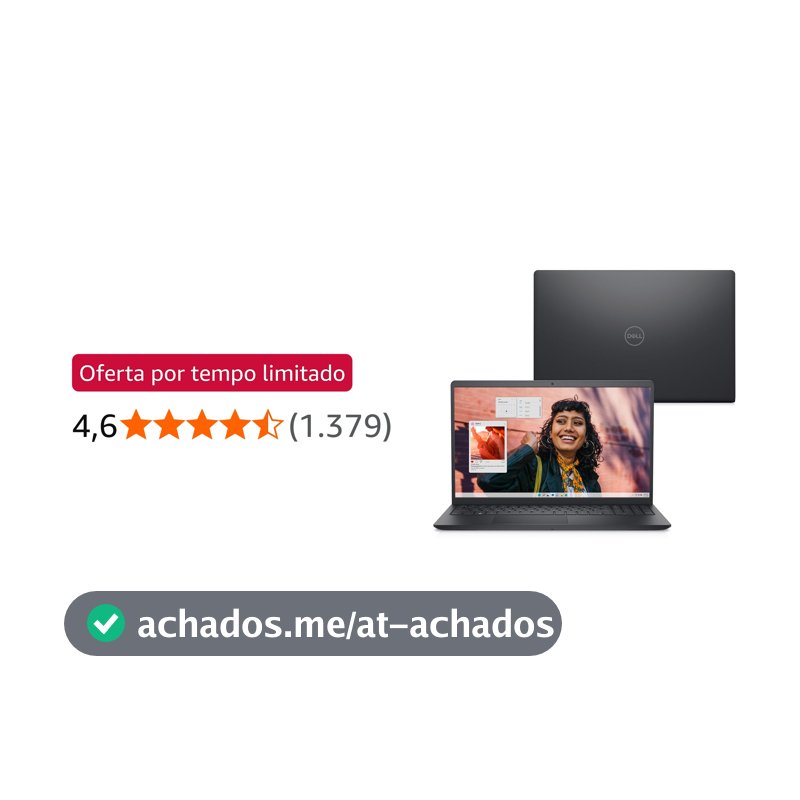 Notebook Dell 15 15-I1300-A30P, Intel Core i5-1334U, Windows 11 Home