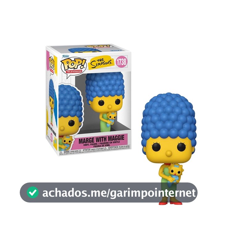 Candide, Boneco, Funko POP! Marge com Maggie, Os Simpsons - 13 cm