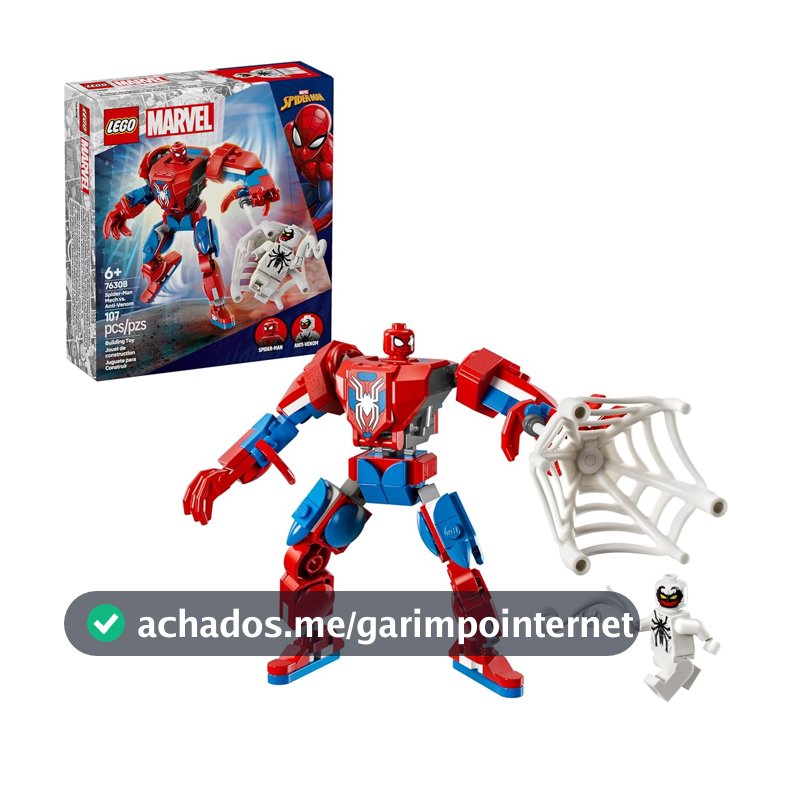 LEGO Super Heroes Marvel Robô do Homem-Aranha 76308 (107 Peças)