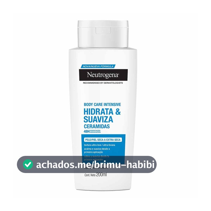 Hidratante Corporal Neutrogena Body Care Intensive Hidrata & Suaviza, 200ml