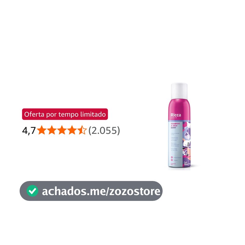 Ricca Shampoo Seco Berry 150ml
