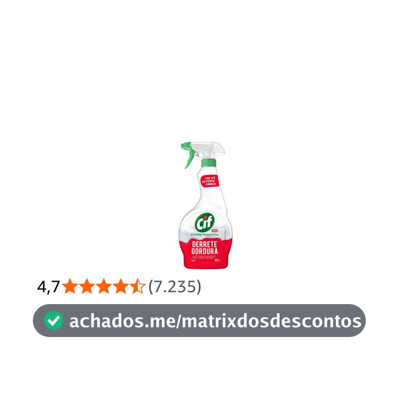 Cif Limpador Especialista Derrete Gordura 500 Ml