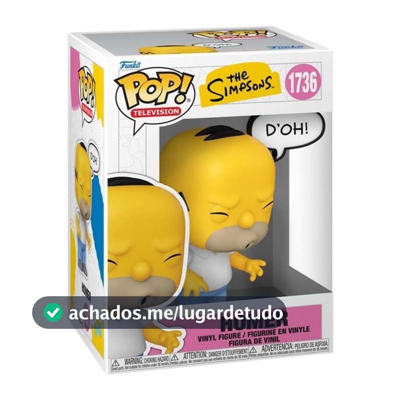 Candide, Boneco, Funko POP! Sayings Homer "D'oh!", Os Simpsons