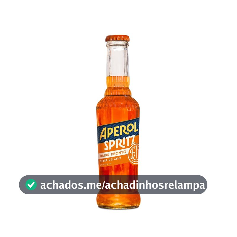 Aperol Spritz Pronto Bebida Alcoólica Mista Gaseificada Garrafa 275ml