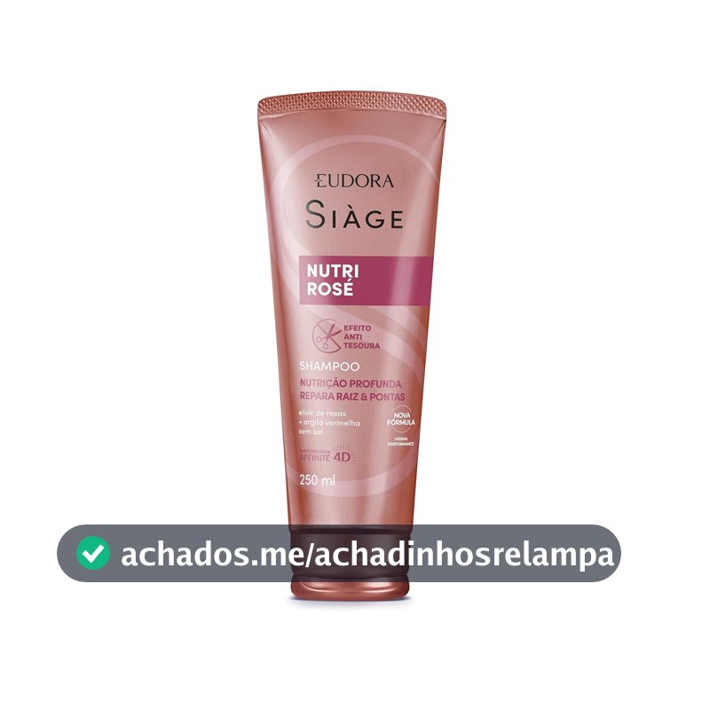 Eudora Siàge Shampoo Nutri Rose 250ml
