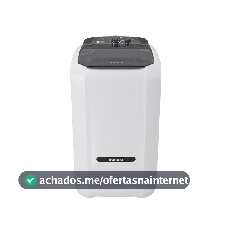 Lavadora Semiautomática Itatiaia 20,5kg com Batedor Turbo e Filtro de Fiapos Branca 127V