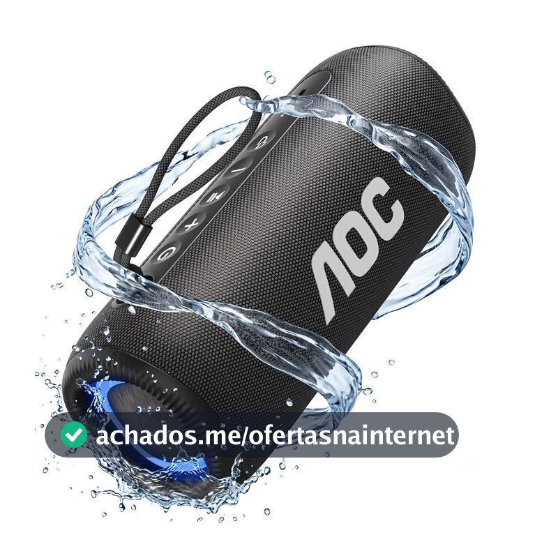 AOC ACS5311 Caixas de Som Portáteis Bluetooth 37W, IP67 à Prova D'água