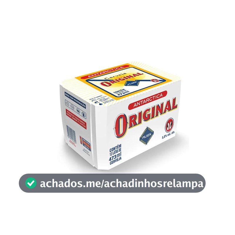 Cerveja Original, Pilsen, Lata 473ml, Pack com 12 unidades