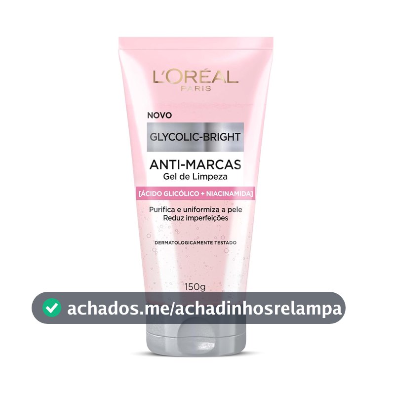 L'Oréal Paris Gel de Limpeza Anti-Marcas Glycolic-Bright 150g