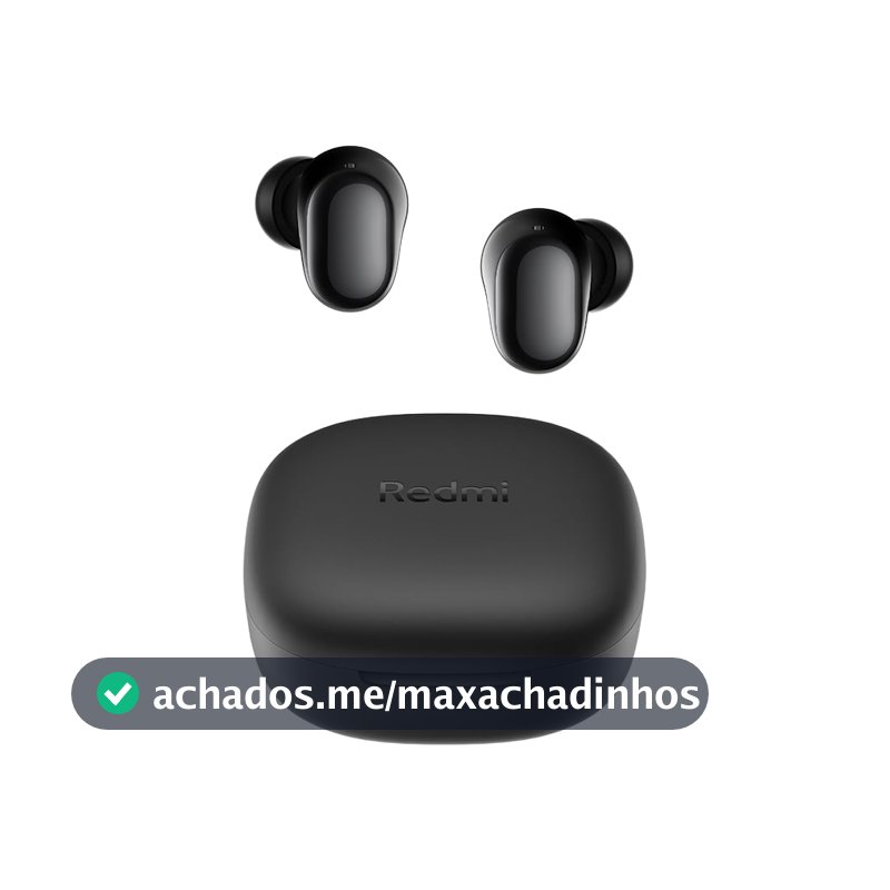Fone Bluetooth Redmi Buds 6 Play Xiaomi, Preto (XM812PRE)