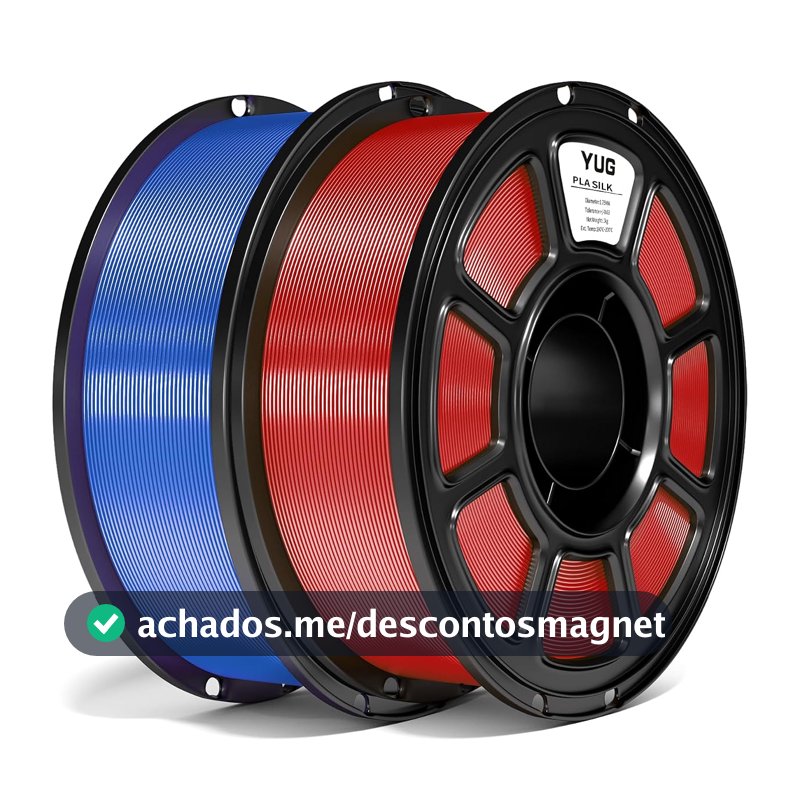 YUGMCOCE Pacote de filamento Silk Pla Plus de 2 kg, 1,75 mm +/- 0,02 mm