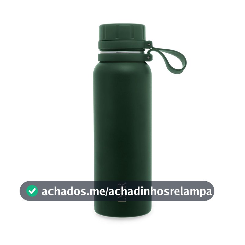 LYOR - Garrafa Térmica de Aço Inox Explorer Verde 650ml