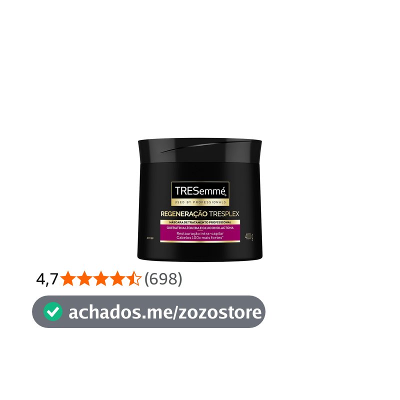 TRESemmé Regeneração TRESplex Máscara de Tratamento 400 G