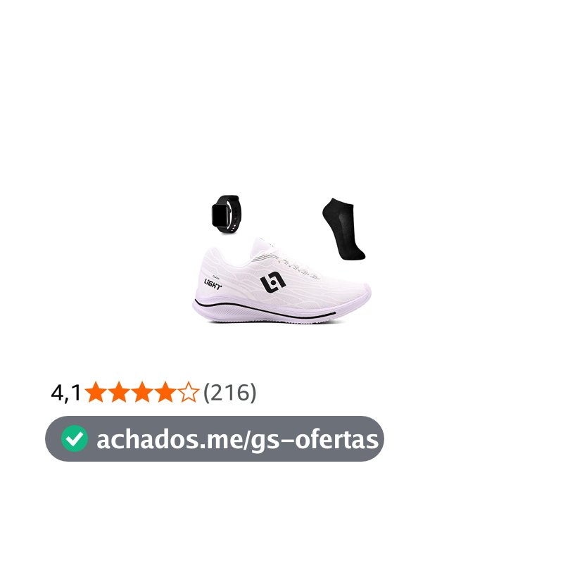 Kit Tenis Esportivo Masculino Feminino Adulto Academia Treino Caminhada + Meia e Relogio