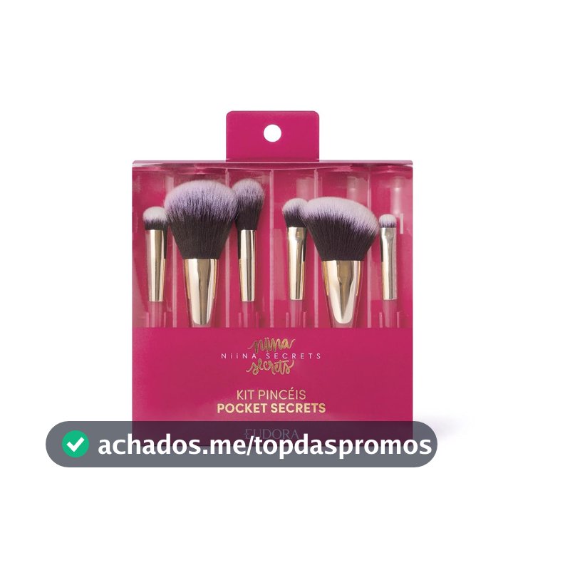 Eudora Niina Secrets Kit Minipincéis Pocket Secrets (6 itens)