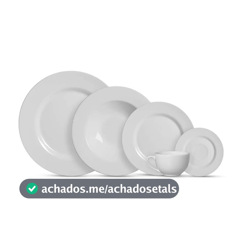 Aparelho de Jantar 20 pçs Branco Liso Alleanza