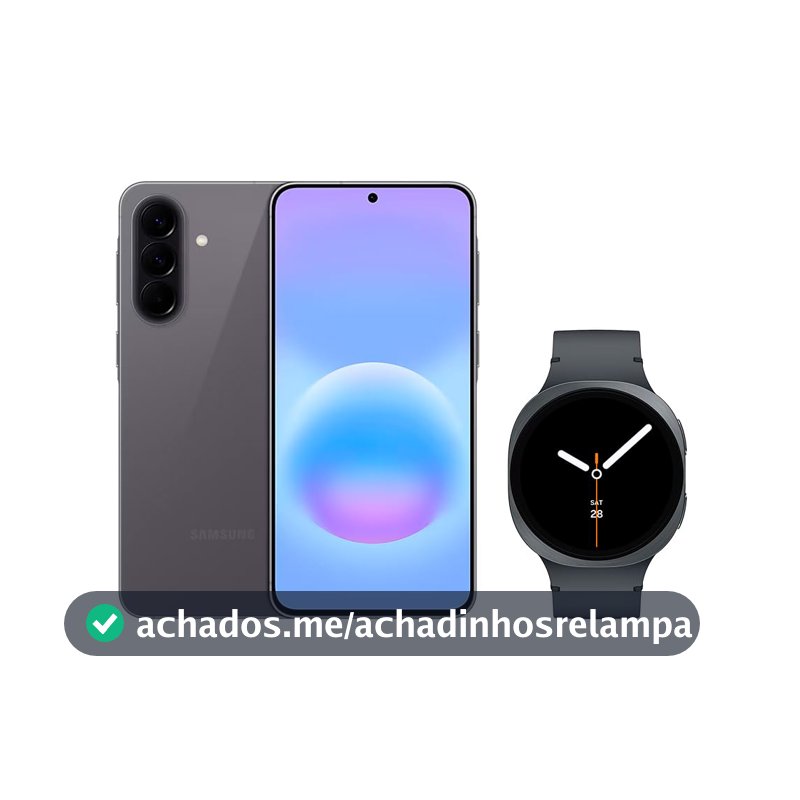 Samsung Combo Galaxy A57 5G (256GB) - Cinza + Galaxy Watch8 BT 44mm - Grafite