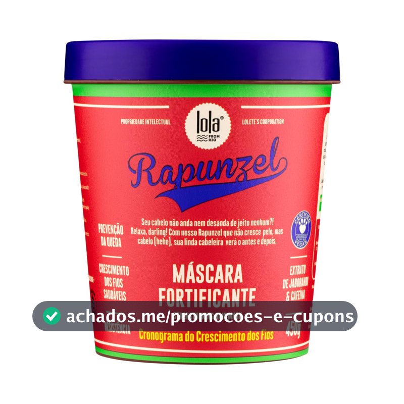 Rapunzel Máscara de Tratamento 450g , Lola Cosmetics