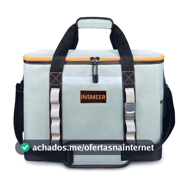 INSMEER 55/48 Litros Bolsa Termica Isotérmico Grande Caixa Térmica Cooler Sacola Para acampamento Visite a loja