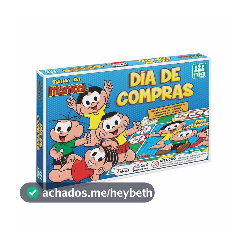 Nig Brinquedos Jogo Dia de Compras Turma da Mônica