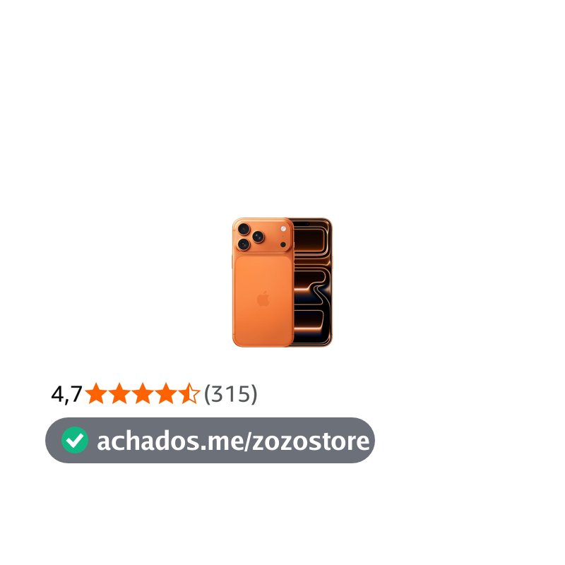 Apple iPhone 17 Pro Max (256 GB) - Laranja cósmico