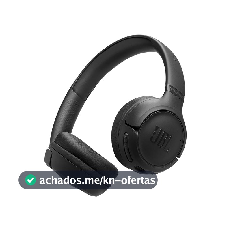 JBL, Fone de Ouvido Bluetooth Over-Ear, Tune 530BT, Sem Fio, Até 76 Horas de Bateria - Preto