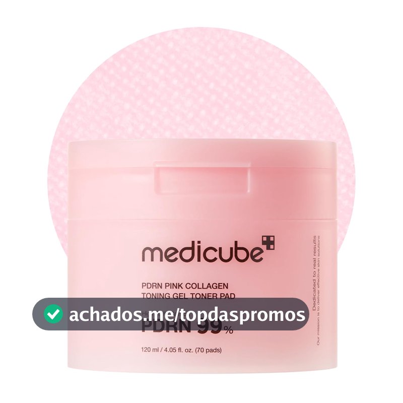 Pads Tonificantes em Gel medicube PDRN Pink Collagen