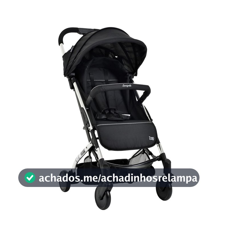 Burigotto Carrinho de Bebê Zap Metal, Prata