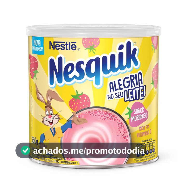 Nesquik Em Pó, Morango, 380G