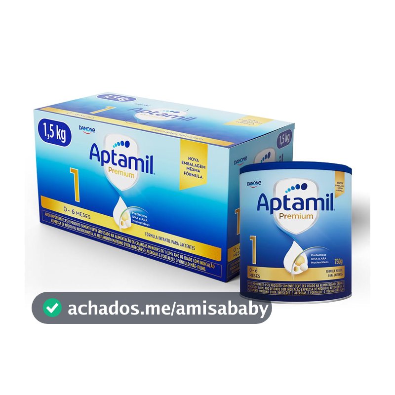 Fórmula Infantil Aptamil Premium 1, 0 a 6 meses, 1,5kg