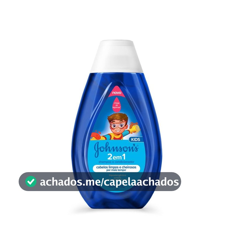 Shampoo e Condicionador 2 em 1 Johnson's Baby, 400ml