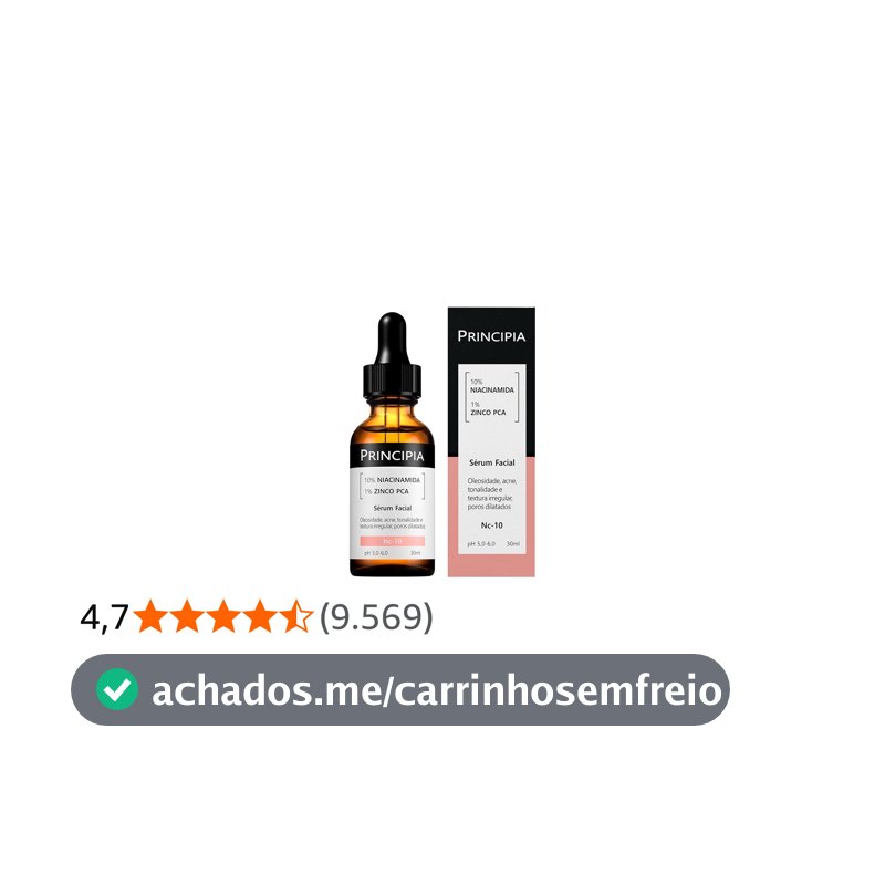 Sérum 10% Niacinamida + Zinco Pca Nc-10 com 30ml