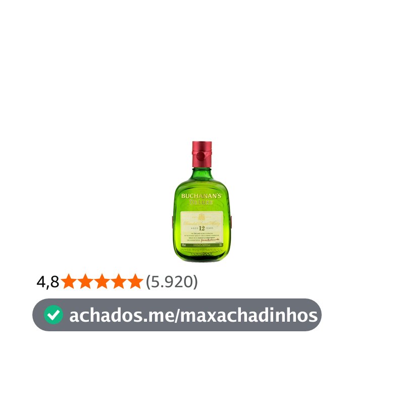 Buchanan's Whisky Escocês Blended Deluxe Garrafa 750Ml