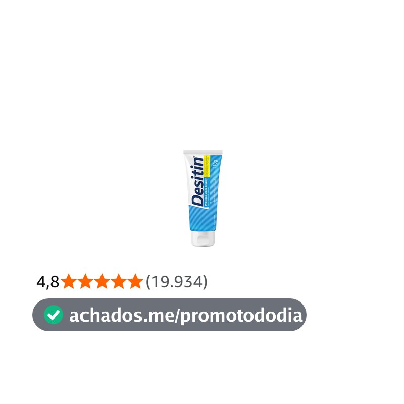 Creme Preventivo de Assaduras para Bebês Desitin Creamy, 113g