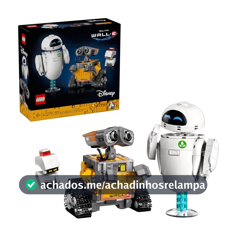 LEGO Disney Pixar WALL-E e EVA 43279 (811 Peças)