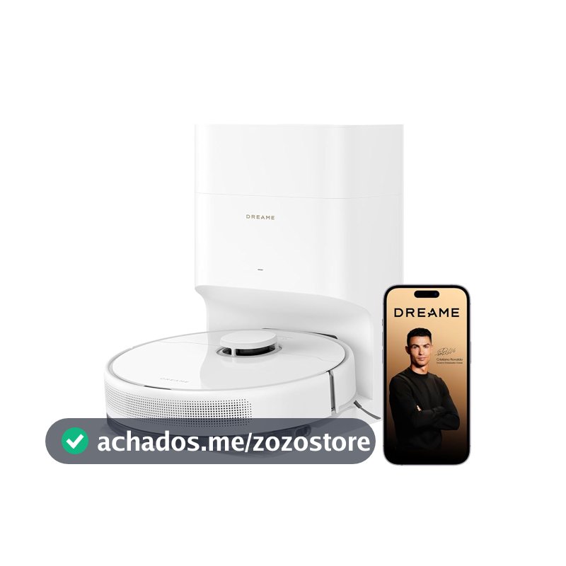 DREAME D15 Plus Robô Aspirador e Mopa, 13.000Pa, Autoesvaziamento, 127V