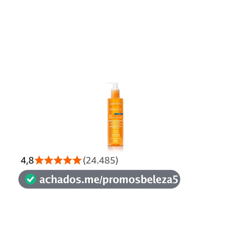 PAYOT Sabonete Liquido Detox, Vitamina C, 220 Ml