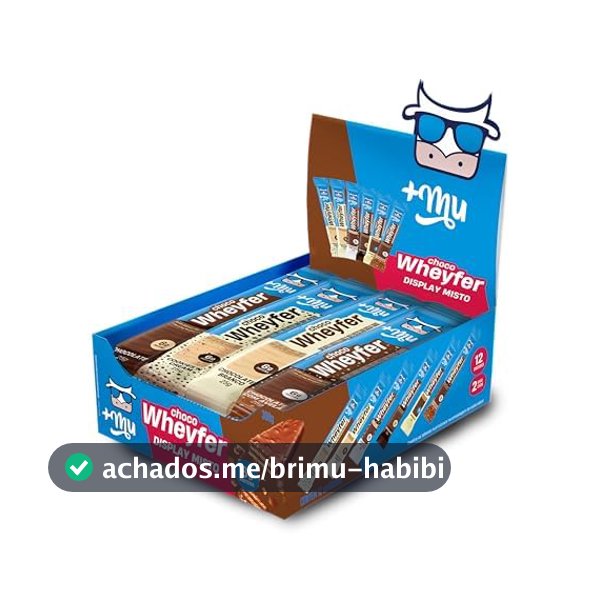 +Mu Chocowheyfer Proteico Caixa Mista - Display 12 unidades