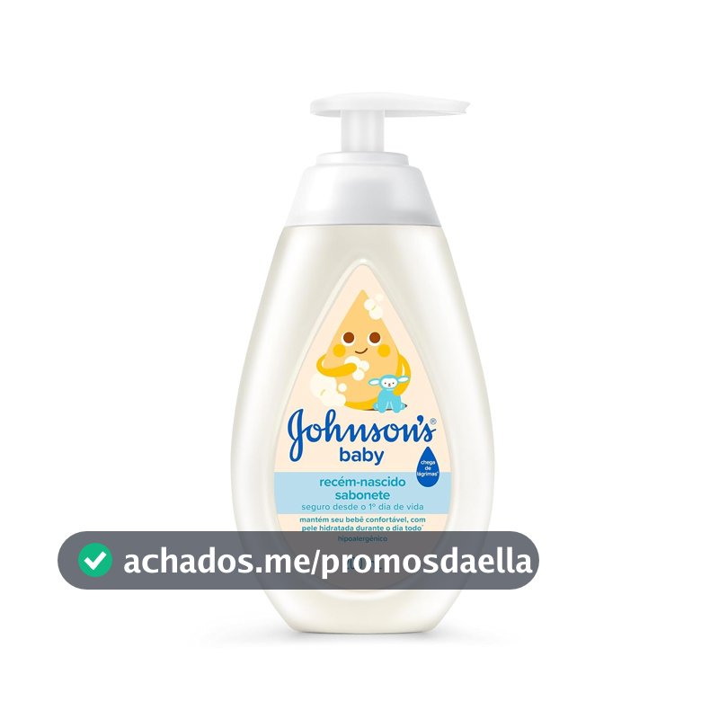 Sabonete Líquido Johnson's Baby Recém-Nascidos, 200ml