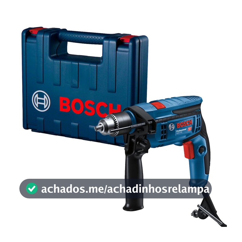 Furadeira de Impacto GSB 13 RE-M 750W 220V em maleta Bosch