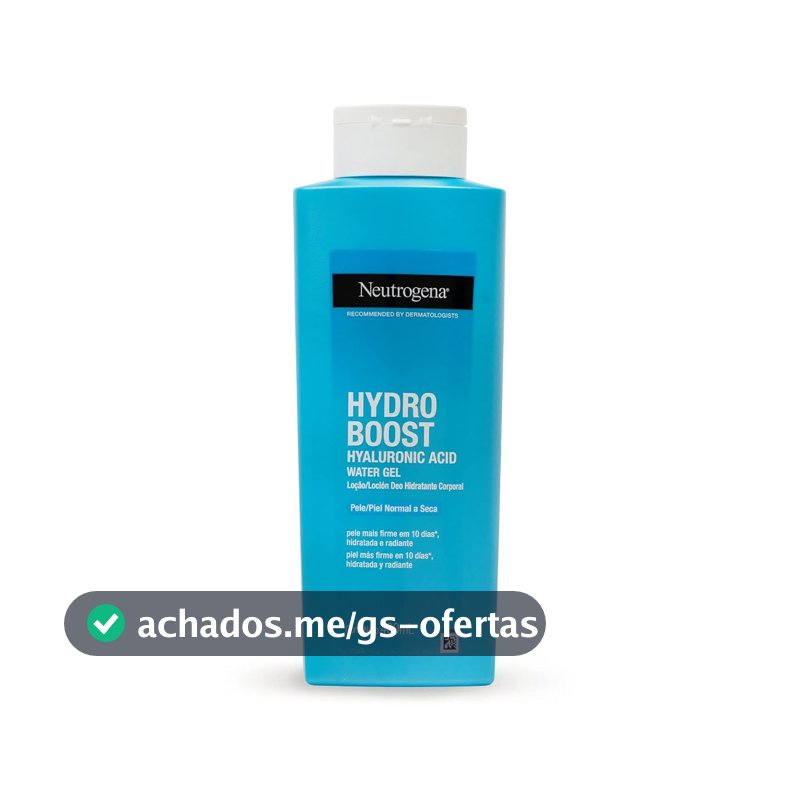 Hidratante Corporal em Gel Neutrogena Hydro Boost, Sem Perfume, 400ml