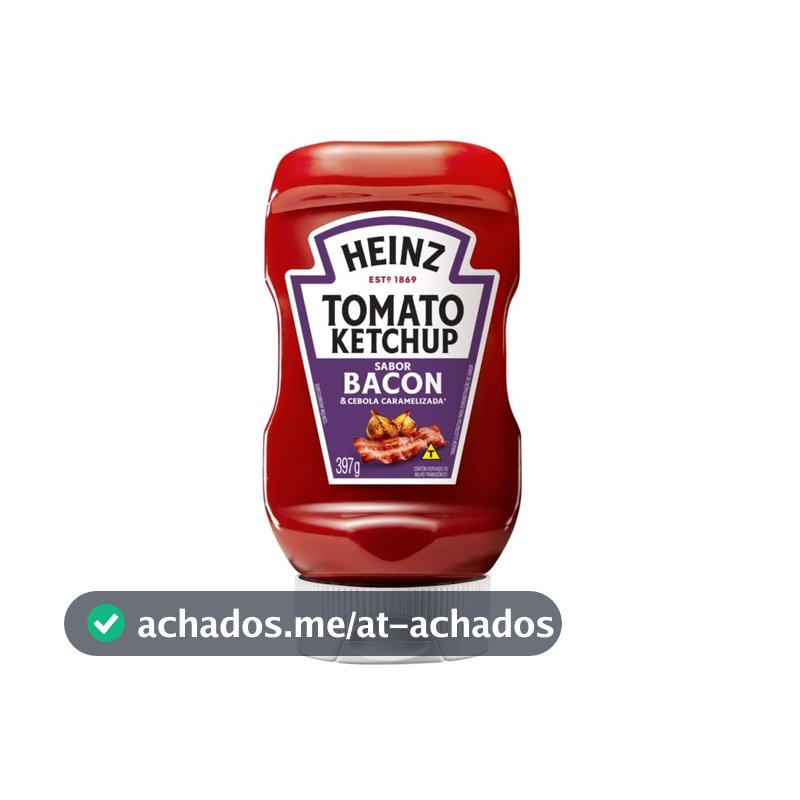 Heinz Ketchup Bacon & Cebola Caramelizada 397g