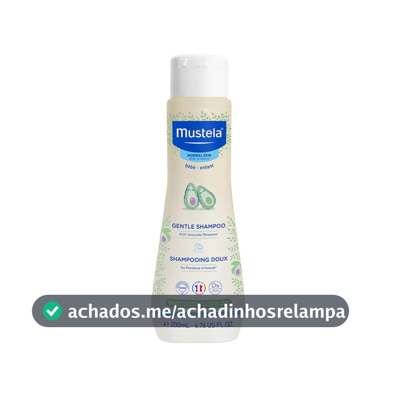 Shampoo Suave Mustela Bebê, 200ml