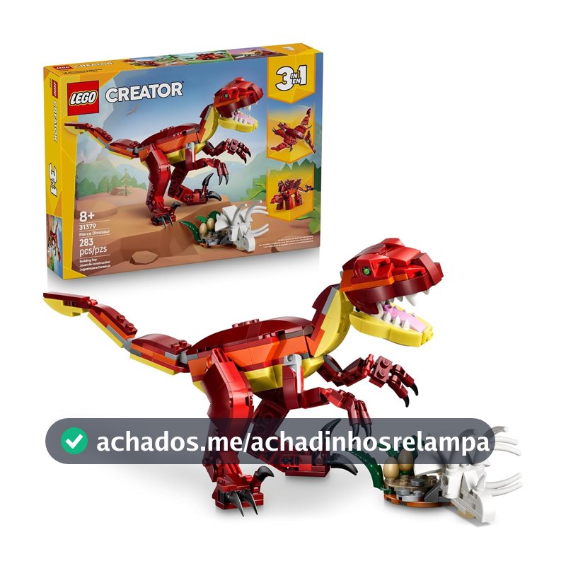 LEGO Creator 3em1 Dinossauro Feroz 31379 (283 Peças)